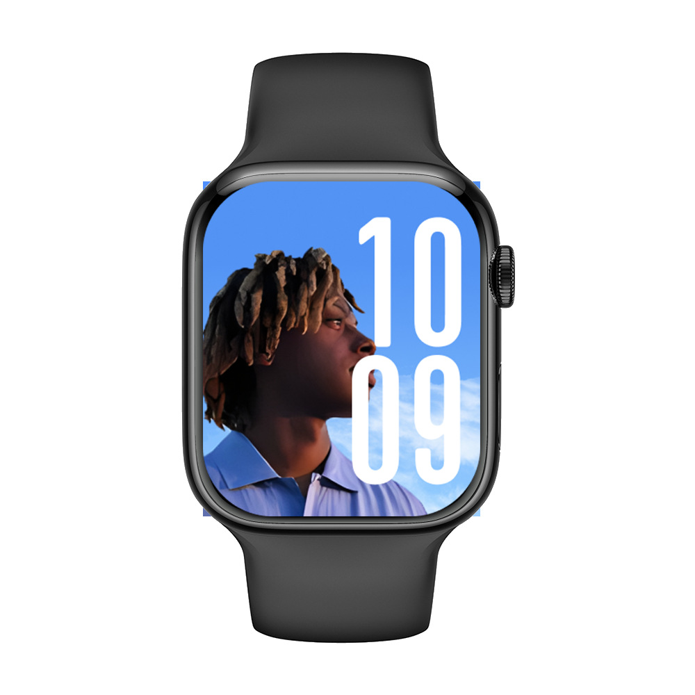 strictly selected huaqiang north s10 bluetooth watch narrow edge multi-function sports health smart island smart watch foreign trade full figure
