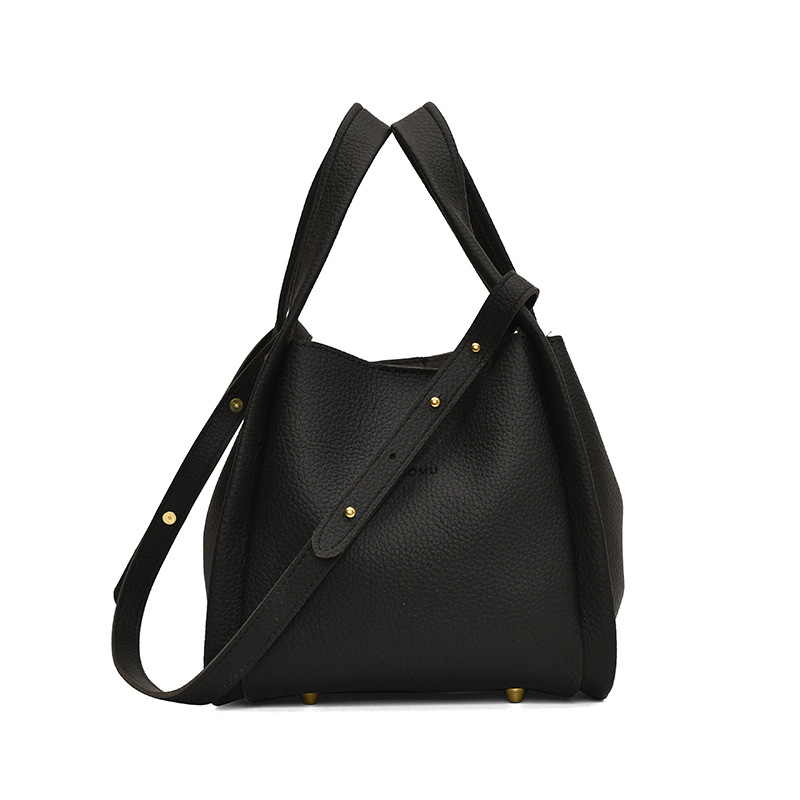 lychee pattern bucket bag 2025 new women's bag simple summer shoulder bag portable vegetable basket bag child and mother two-piece set Item Picture