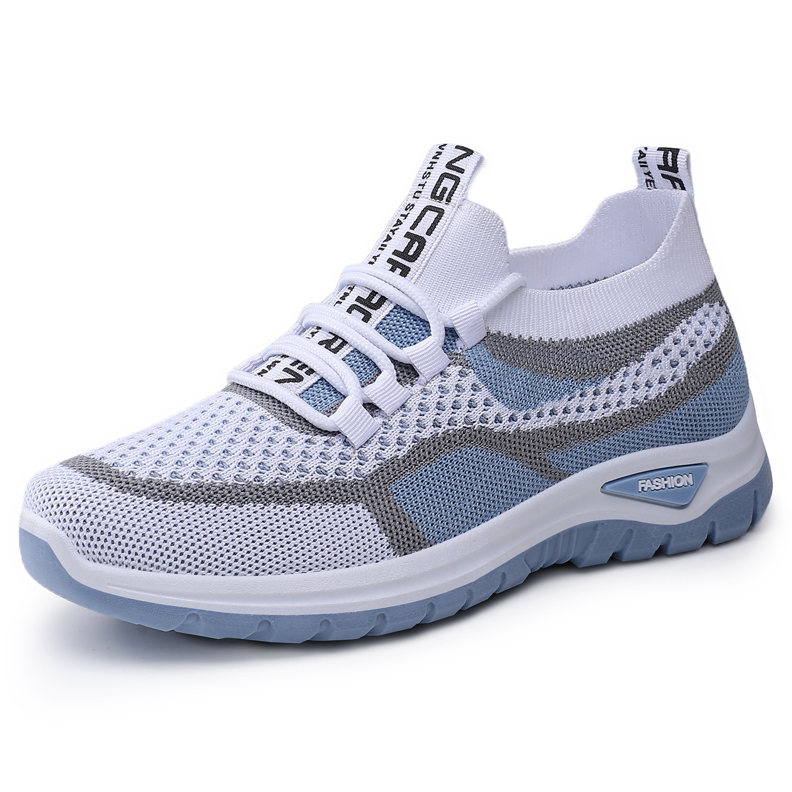 shoes women's shoes fashion new mesh breathable sneakers casual pumps cross-border soft bottom comfortable lace up running shoes details Picture