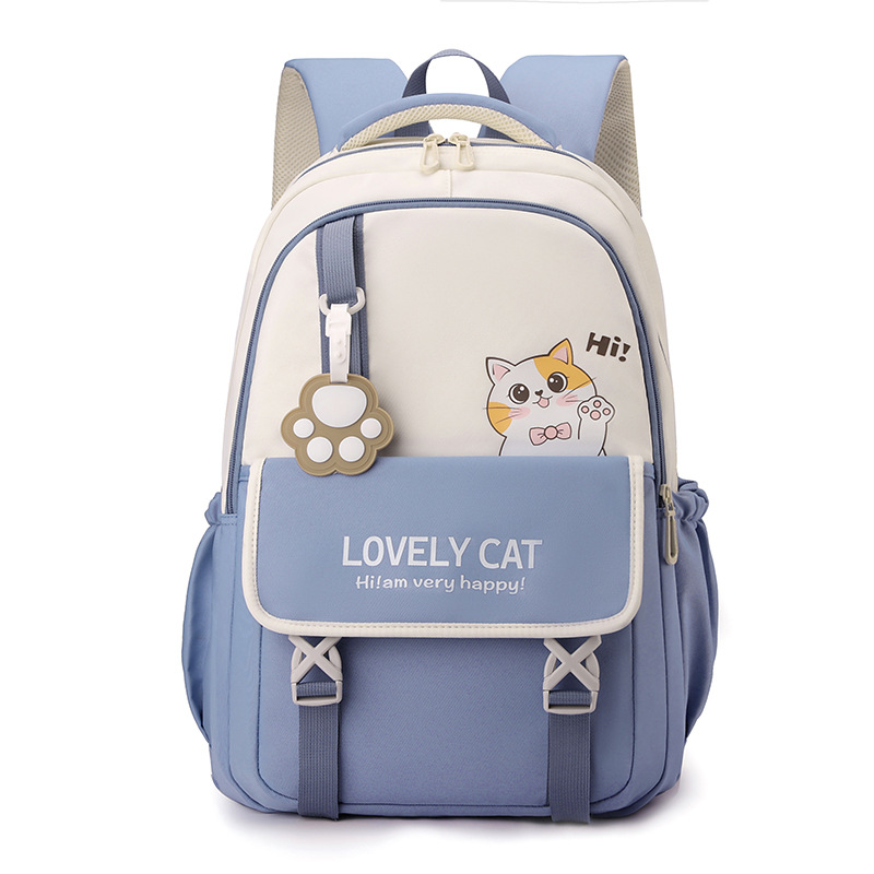 Lightweight schoolbag for primary school students in grades three to six, large-capacity backpack for junior high school students, new high-appearance-level backpack details Picture