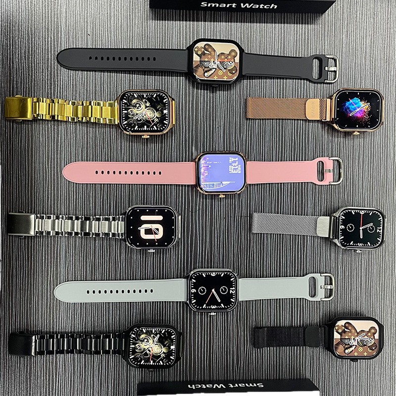 The new cross-border private model H9Promax smartwatch features a 2.19-screen Bluetooth call function. Raise your hand to light up the screen for casual gaming Item Picture