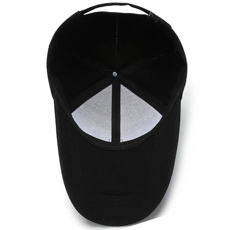 korean style baseball cap men's autumn and winter warm peaked cap sun-proof sun hat canvas outdoor big brim hat tide Item Picture