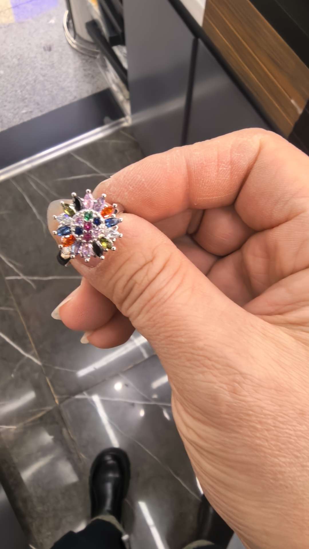 精品手饰戒指空托中古拉丝设计珍珠点缀时尚饰品戒指配件中古拉丝戒指饰品珍珠戒指戒指空托戒指饰品戒指戒指空托珍珠戒指戒指空托详情图4