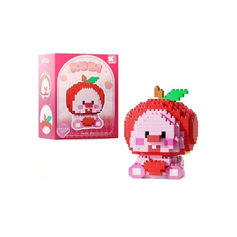 compatible with lego bricks fruit ruby little beaver assembling building blocks children's educational toys 6-12 girls' gifts wholesale Item Picture