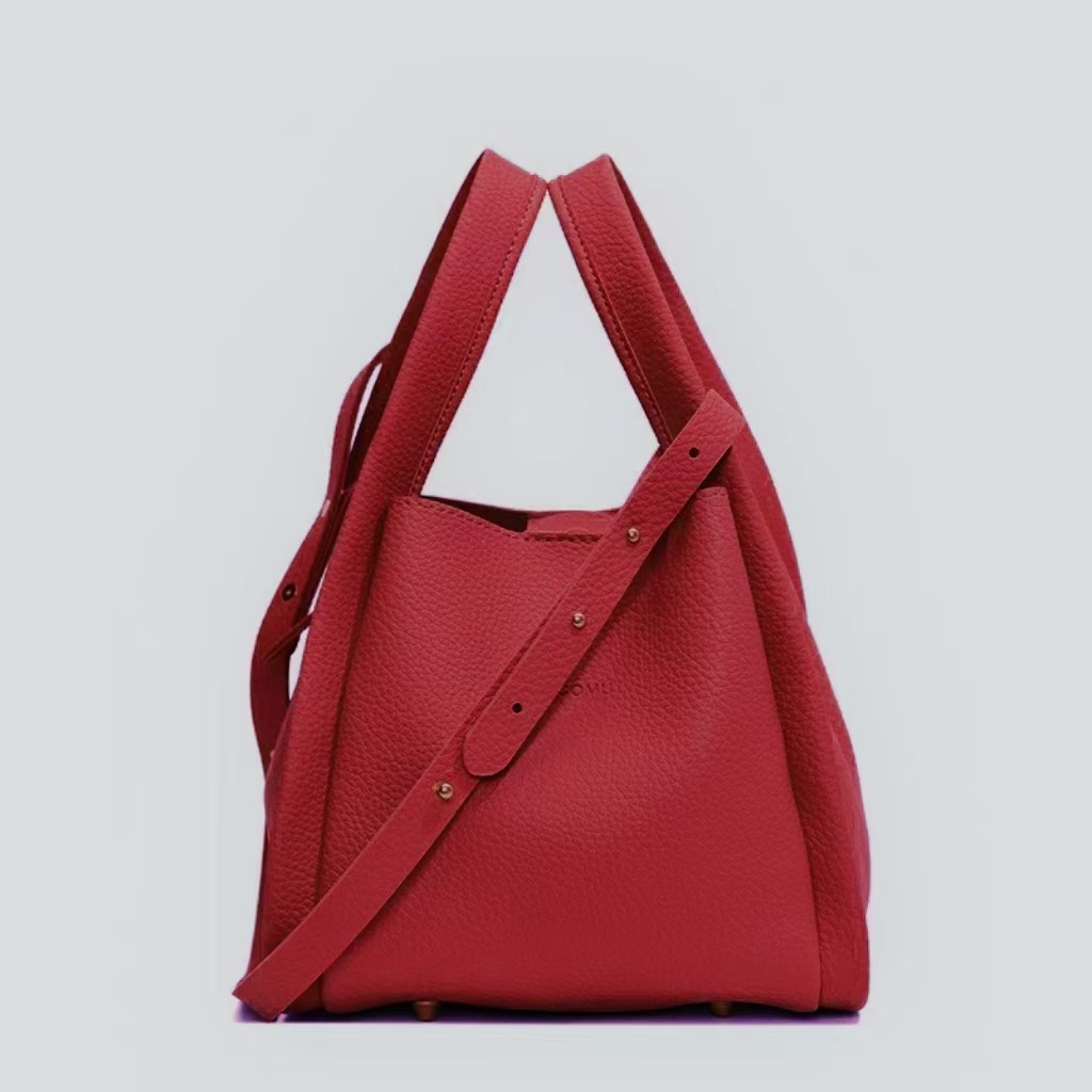 lychee pattern bucket bag 2025 new women's bag simple summer shoulder bag portable vegetable basket bag child and mother two-piece set Application Scenario