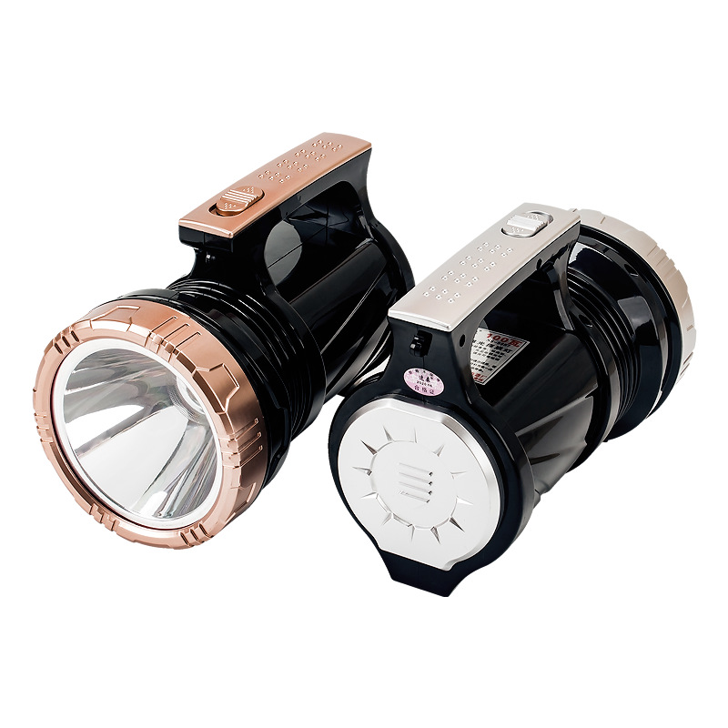 portable searchlight black led power torch rechargeable explosion-proof searchlight adventure patrol miner's lamp fire protection Specification drawing