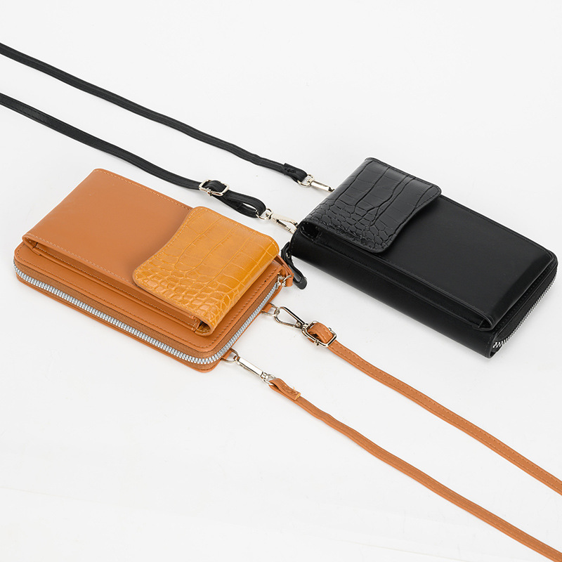 2023 new women's shoulder bag fashion crossbody bag mobile phone bag women's casual mobile phone bag mom bag Specification drawing