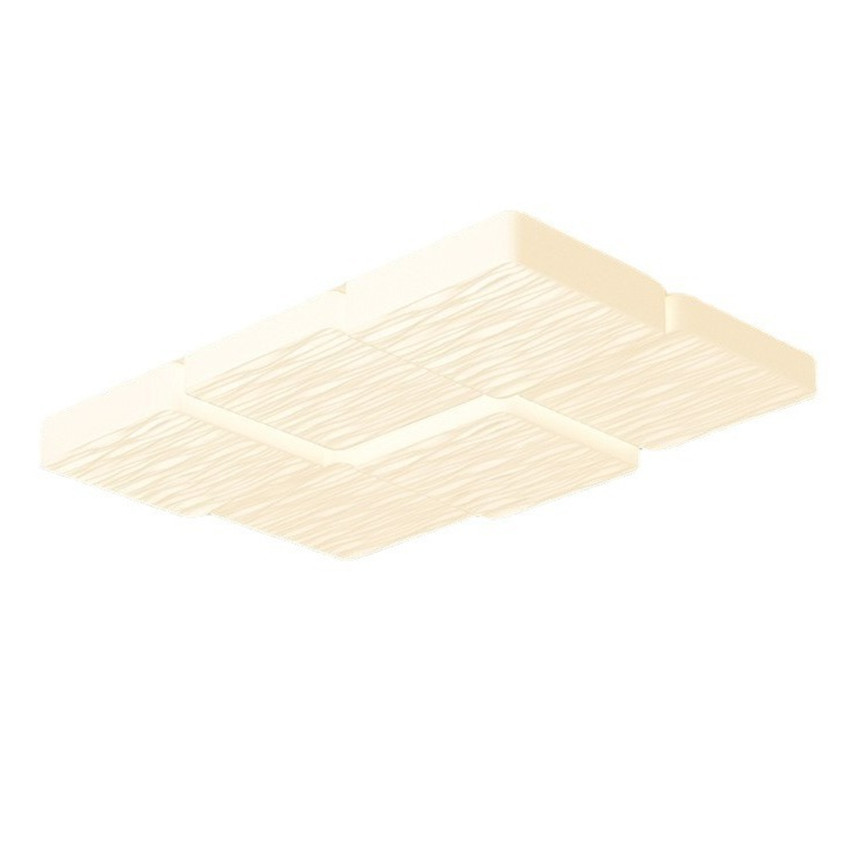 led奶砖客厅吸顶灯现代简约大气护眼奶油风房间卧室灯