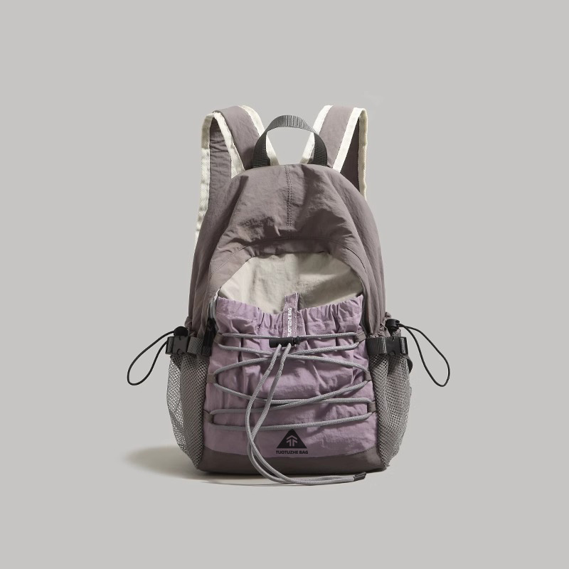 wholesale simple backpack new female college student schoolbag outdoor sports backpack hiking backpack short trip bag Specification drawing