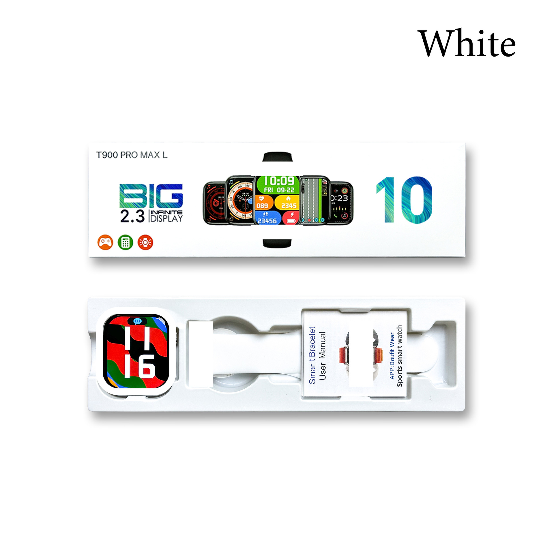 cross-border t900 pro max l smart watch large screen watch10 rotating sports call s9s8 smart watch Item Picture