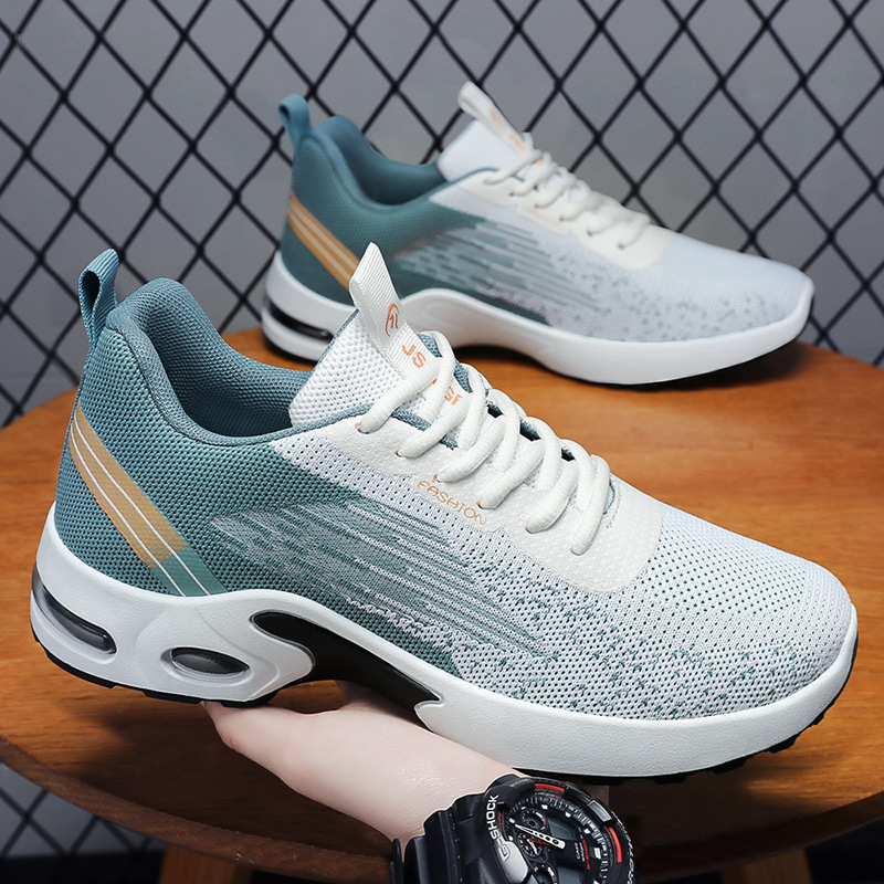 shoes men's summer new foreign trade men's shoes sneakers mesh breathable sneakers fashion casual running shoes Specification drawing