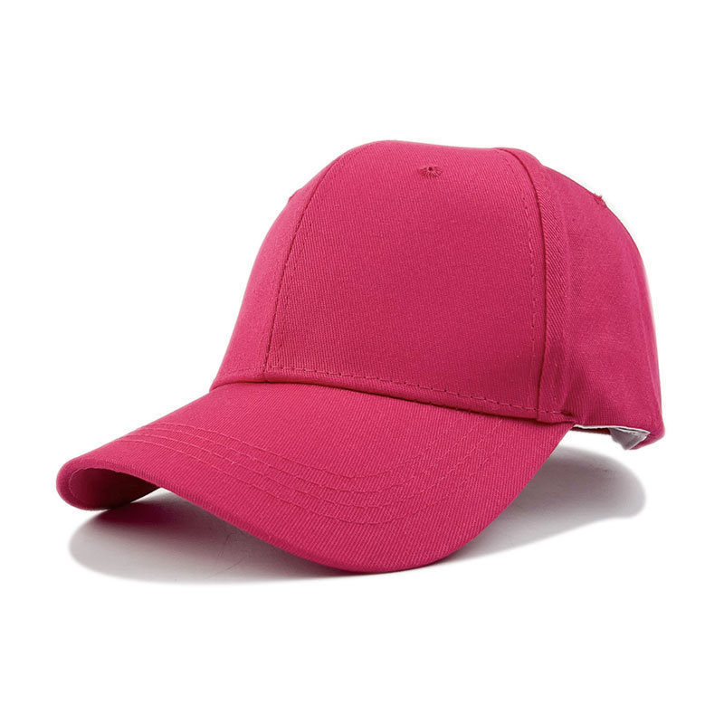 non-standard pure cotton hat korean style baseball cap black autumn and winter women's solid color hard top all-match women's light board peaked cap men details Picture