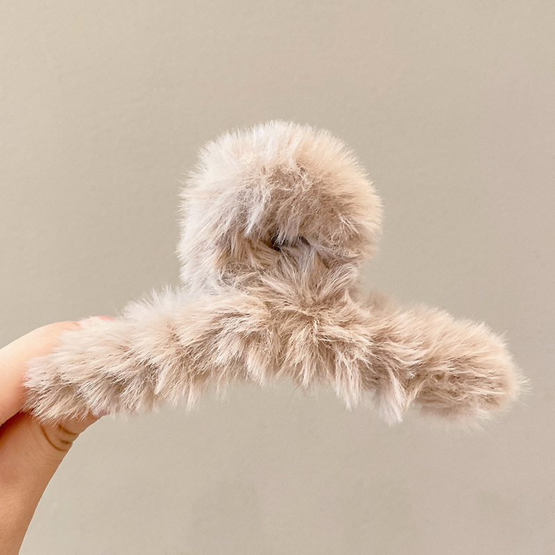 simple temperamental all-match grip large shark clip hairpin female high sense barrettes back head clip hair accessories wholesale full figure