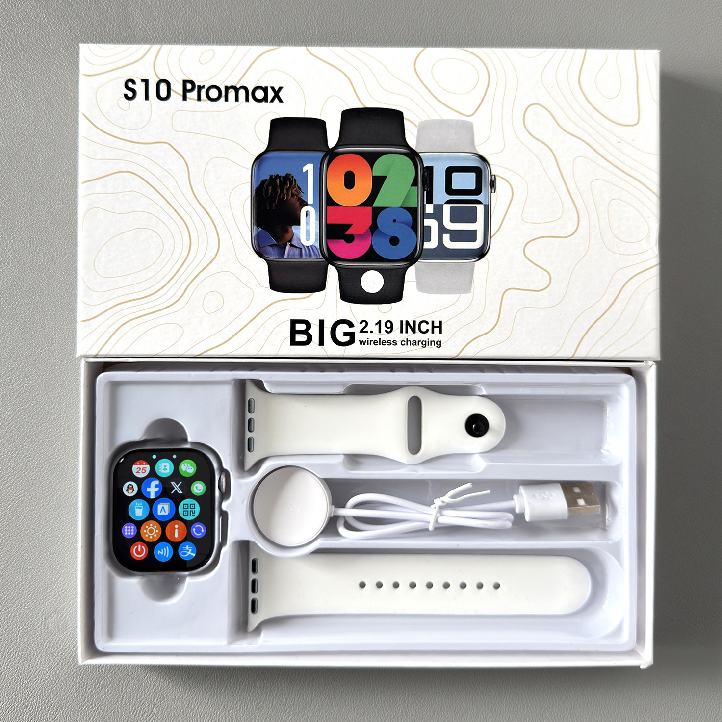 huaqiang north s10 promax smart watch smart island chinese version with alipay nfc adult bluetooth watch full figure