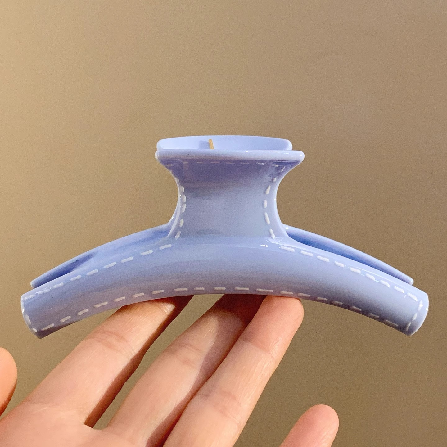 oversized 15cm more than grip female 2025 new simple large high sense barrettes back head shark clip Specification drawing