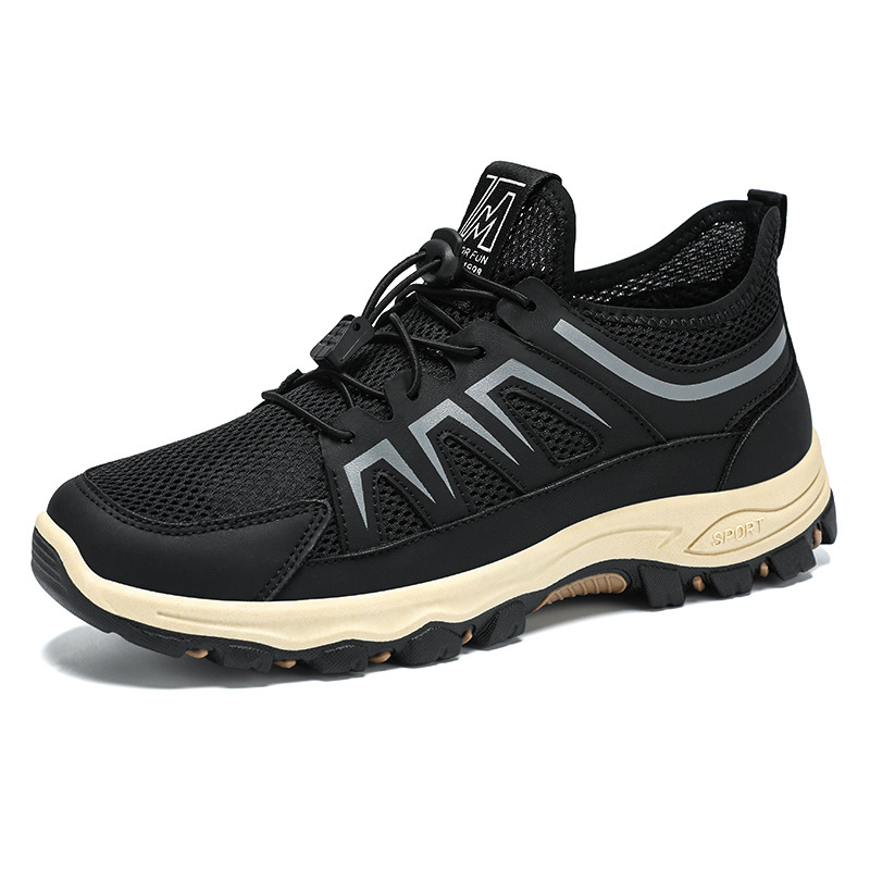 men's sneakers cross-border popularity fashion shoes soft bottom comfortable running shoes breathable not stuffy feet mesh shoes Item Picture