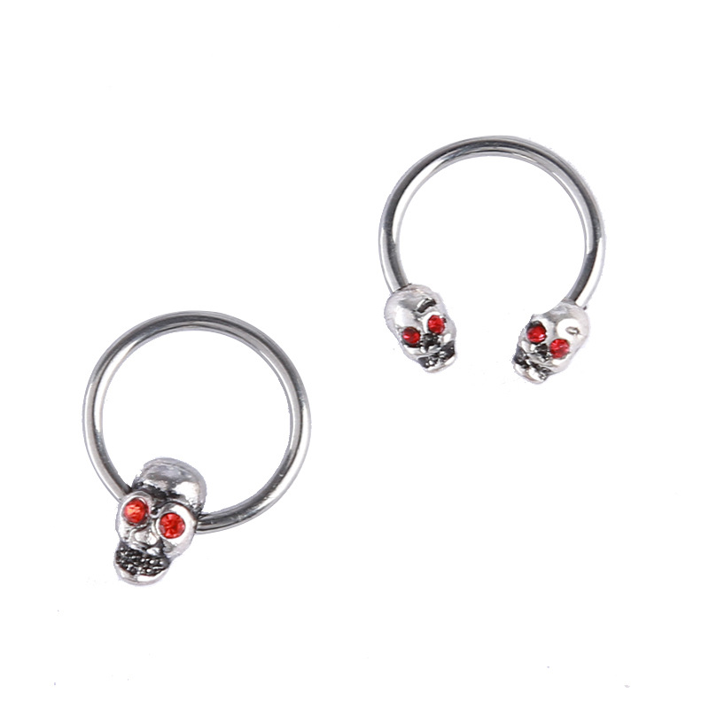 Silver jewelry, umbilical nails, half-hole soft clay diamond ball tray decorations, fashionable and individual girls' accessories, pendant pieces detail image 7