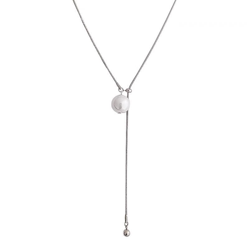 pull-out pearl long necklace women's high-grade temperamental tassels sweater chain affordable luxury fashion hot accessories Item Picture