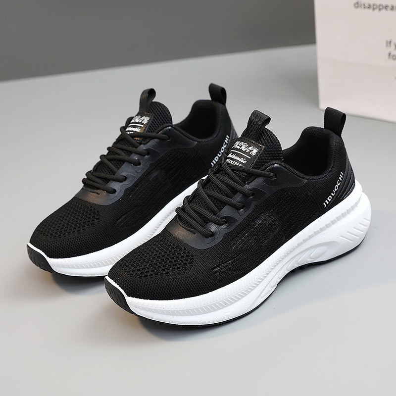 women's shoes white shoes foreign trade wholesale platform trendy running shoes fashionable stylish outfit spring breathable women's sneakers details Picture