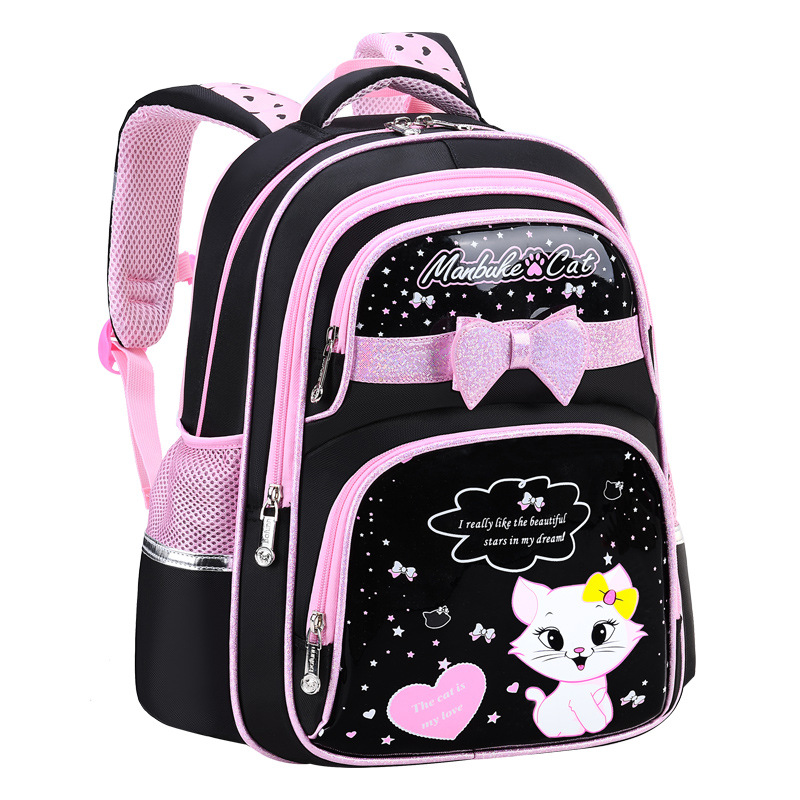 korean style schoolbag primary school student grade 1-3-4-6 5 children's schoolbag 6-12 years old cute girl backpack Item Picture