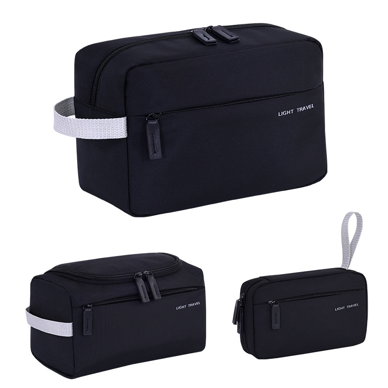 High-end large-capacity travel and outings men's toiletry bag, three-in-one zoned storage, makeup bag, fitness and swimming bag Item Picture
