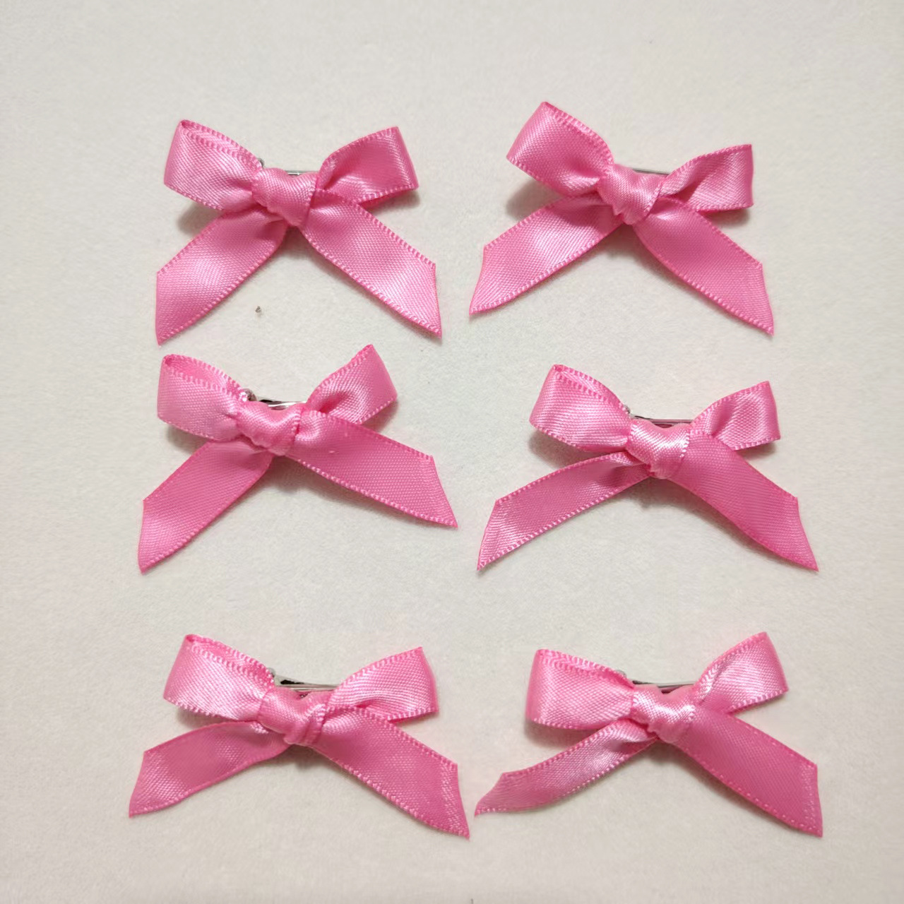 multicolor ribbon 4cm bow barrettes ballet style sweet duckbill clip side clip dopamine braided hair headdress clip details Picture