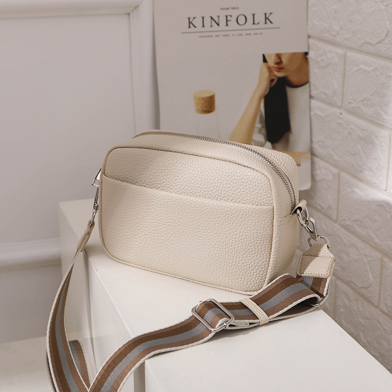 trendy women's bags 2025 new cross-border foreign trade solid color pu messenger bag women's small bag women's shoulder bag small square bag full figure