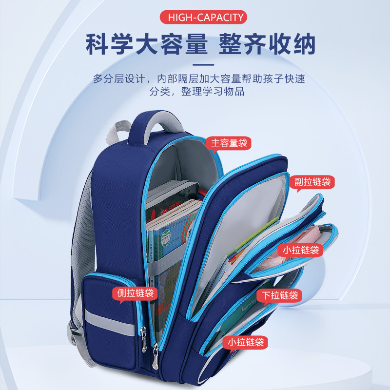 children's schoolbag boy elementary school students 2024 new 1-3-6 grade large capacity burden reduction spine protection girls' backpack Application Scenario