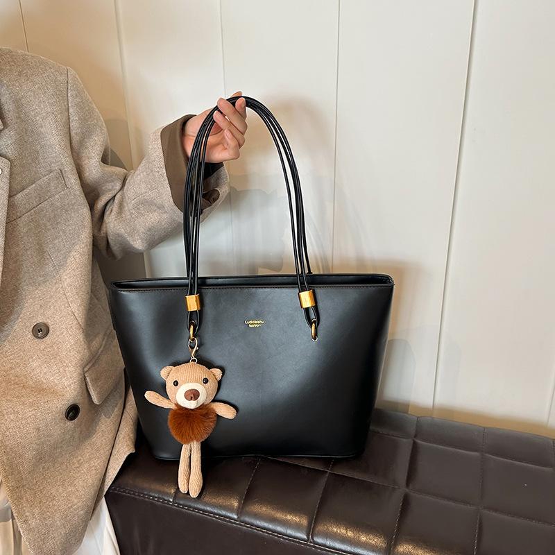 advanced texture retro bags women 2025 new large capacity shoulder commuter bag fashion personalized tote bag cross-border Specification drawing