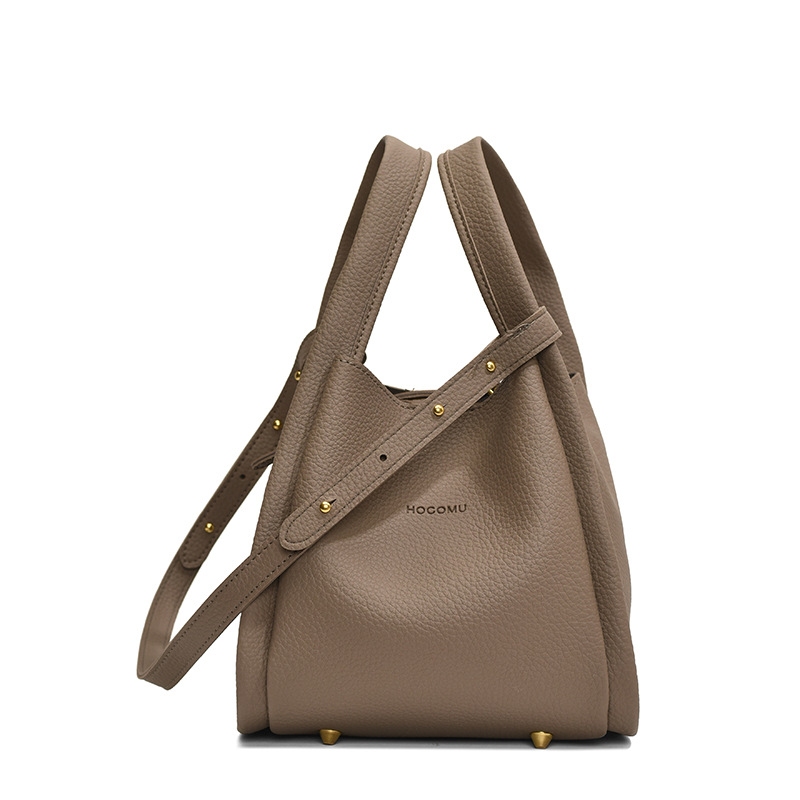lychee pattern bucket bag 2025 new women's bag simple summer shoulder bag portable vegetable basket bag child and mother two-piece set Specification drawing