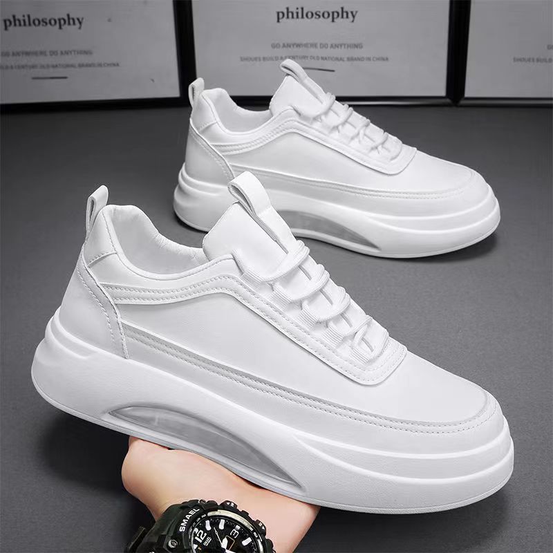 men's shoes 2024 spring new trendy all-match casual sneaker men's thick-soled lightweight non-slip breathable trendy shoes men details Picture