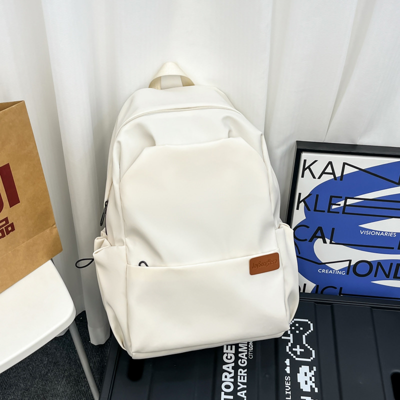 2025 new high school and college student schoolbag men's computer commuter backpack girl travel large capacity backpack men details Picture