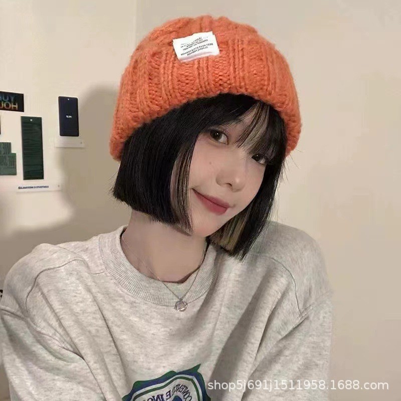 hat men's autumn and winter fashion woolen hat men's warm all-matching beanie hat loose big head circumference makes face look smaller knitted hat men Application Scenario