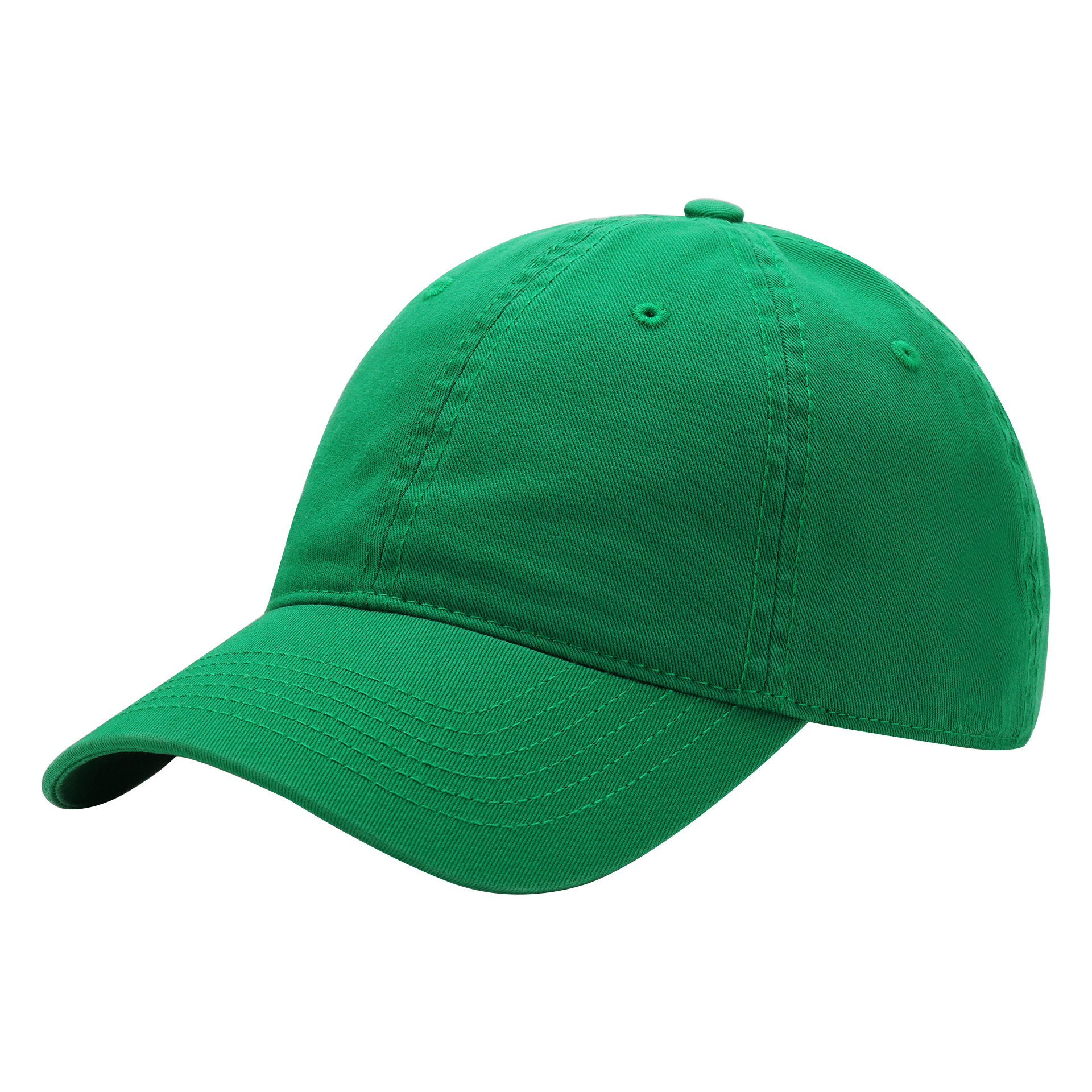 combed cotton baseball cap washed solid color soft peaked cap ins fashion brand simple all-match sun protection sun hat hat Application Scenario