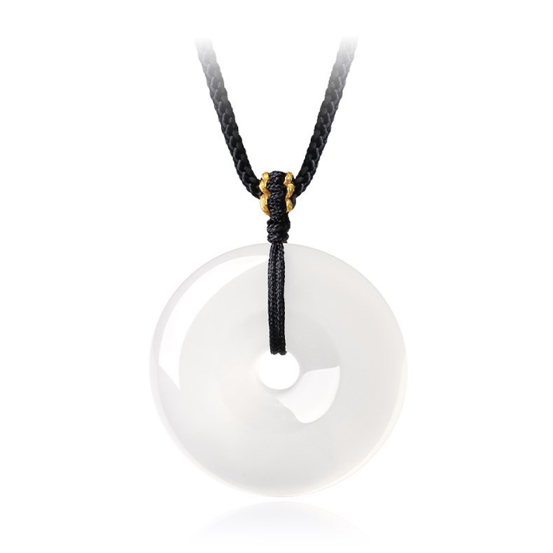 smiling face buddha white moonlight chalcedony pendant big belly buddha male jade necklace female birthday gift Application Scenario