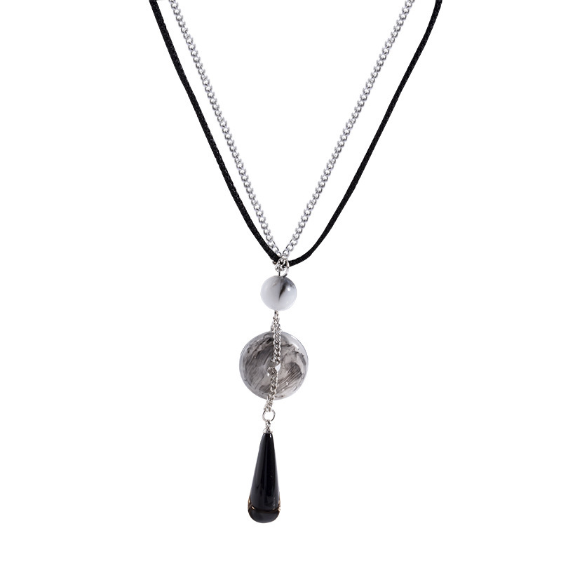 new chinese zen ethnic style butterfly necklace women's all-match high-grade retro clavicle chain hot sweater chain accessories Item Picture
