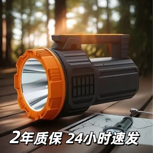 kangming portable lamp searchlight flashlight led high-power long-range security patrol emergency flood control fire protection full figure
