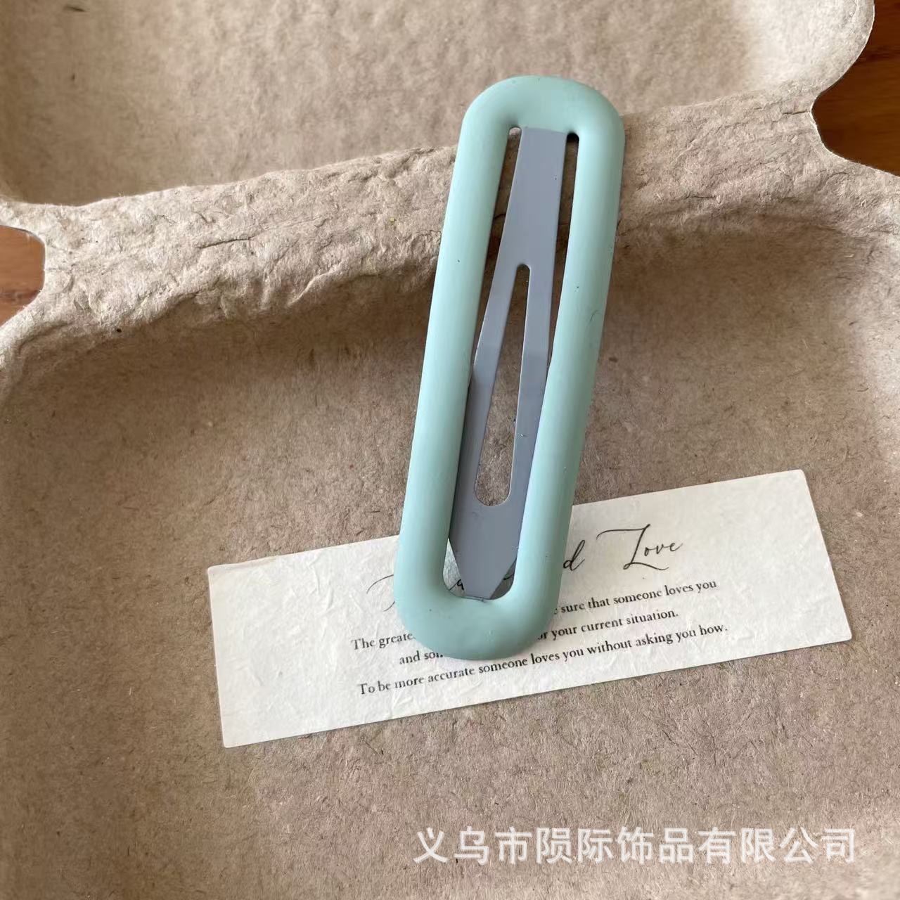 japanese and korean matte texture color bb clip practical all-match bang clip barrettes girl heart side shredded hair side clip hair accessories Specification drawing