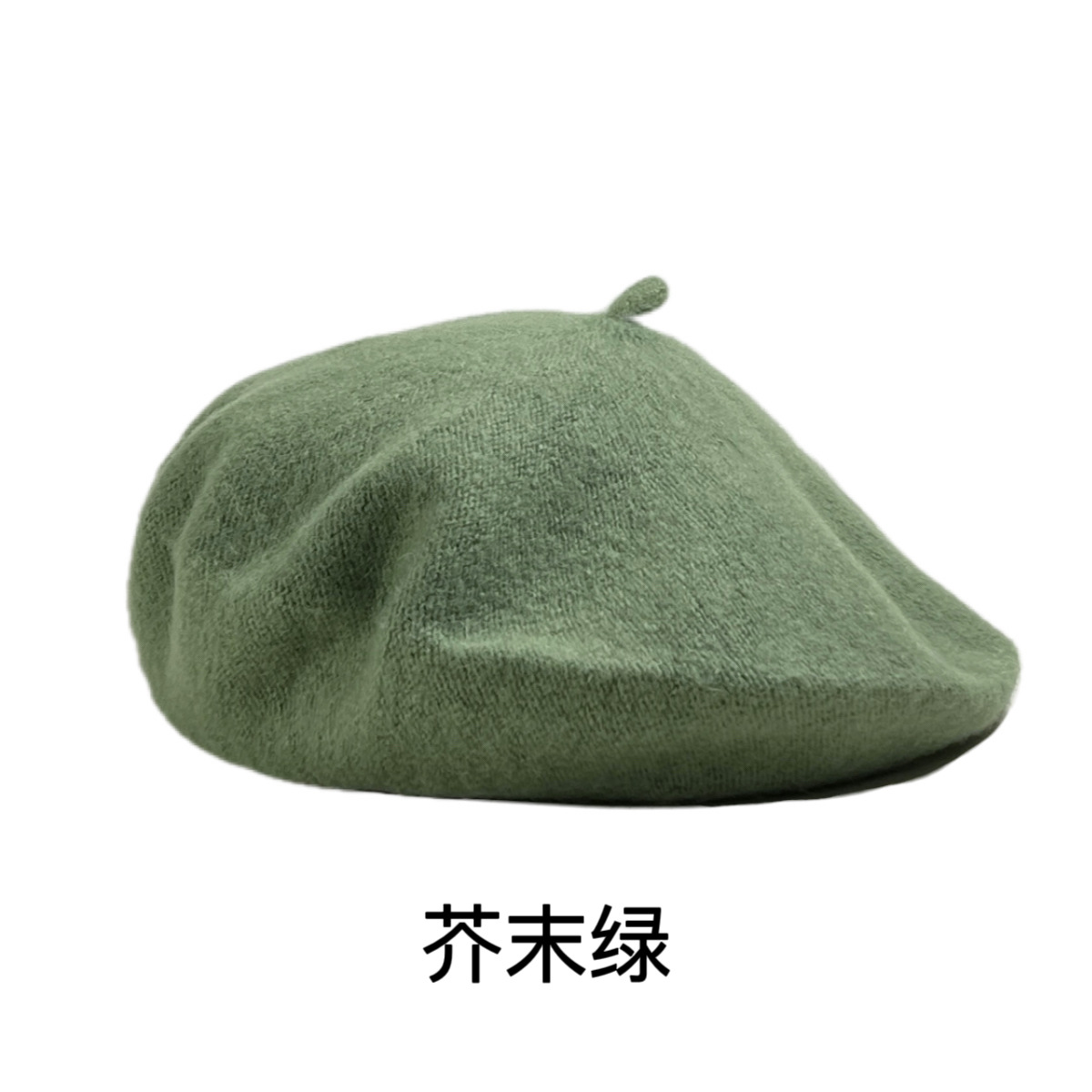 cross-border hat female wool beret vintage british woolen knitted painter cap adult autumn and winter warm hat Application Scenario