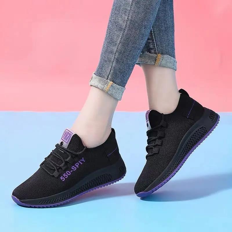 foreign trade new casual sneakers women's shoes stall wholesale mesh breathable korean style tide shoes cross-border export Item Picture