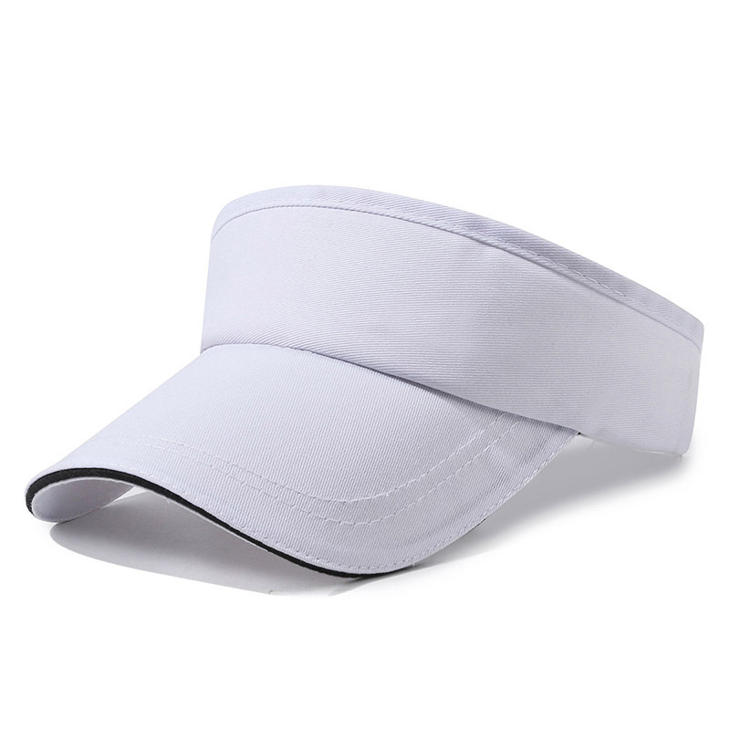 solid color light board topless hat printed logo outdoor sports sun-proof peaked cap summer travel agency advertising hat Specification drawing