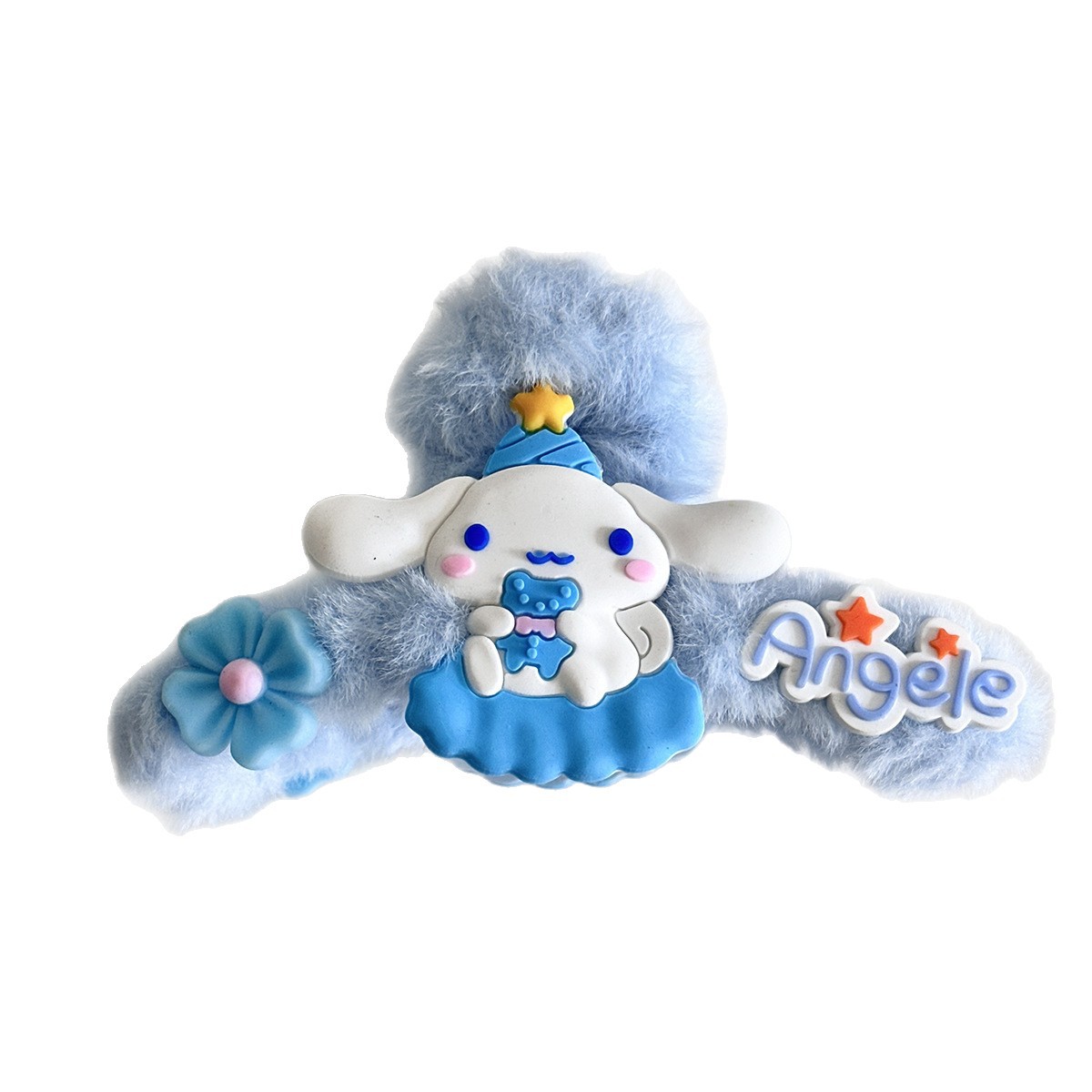 cartoon sanrio hair accessories plush grip cute hairpin hairpin female back head updo shark clip large hair claw Item Picture