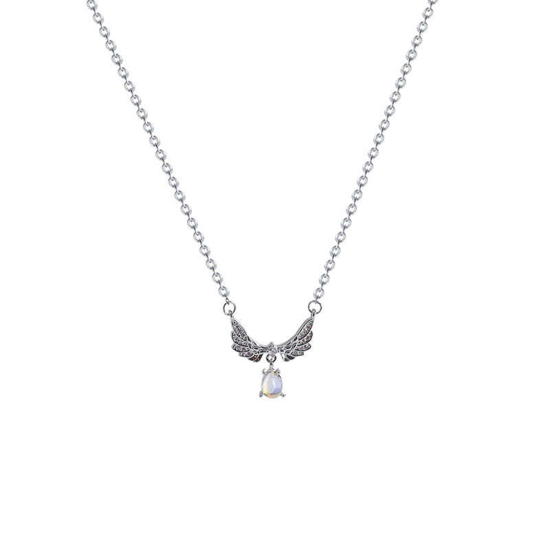 ins style pearl heart titanium steel necklace women's all-match light luxury minority high-grade clavicle chain hot accessories wholesale Item Picture