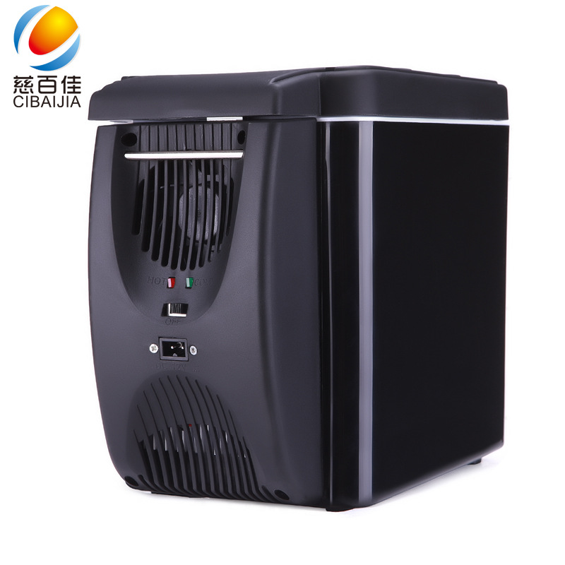 cibaijia 6 l mini-portable vehicle-mounted heating and cooling box car cooling and heating mini refrigerator car refrigerator full figure
