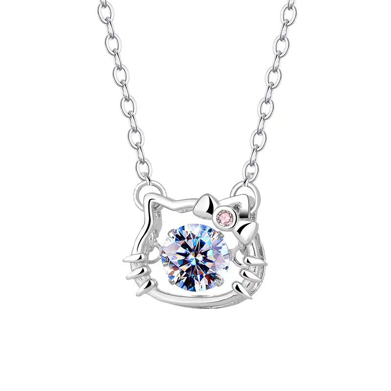 2023 live broadcast popular smart   necklace female special-interest design pulsatile heart clavicle chain wholesale details Picture