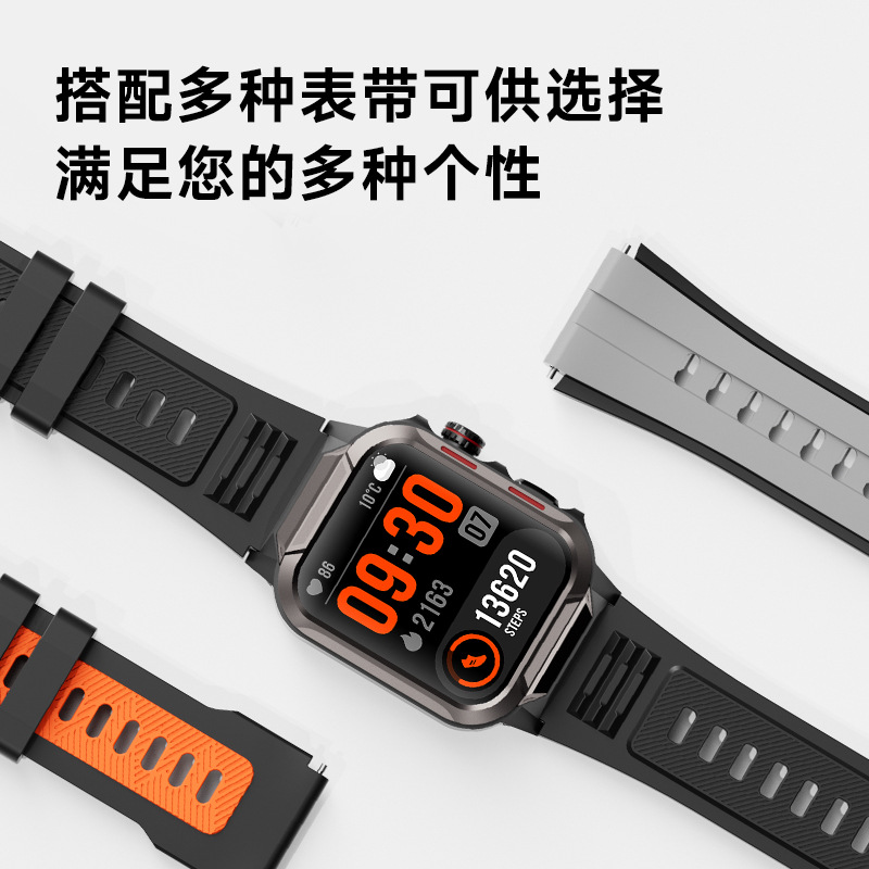 gts9 outdoor sports watch 3atm waterproof true rate monitoring watch smart sport bracelet watch long battery life Item Picture
