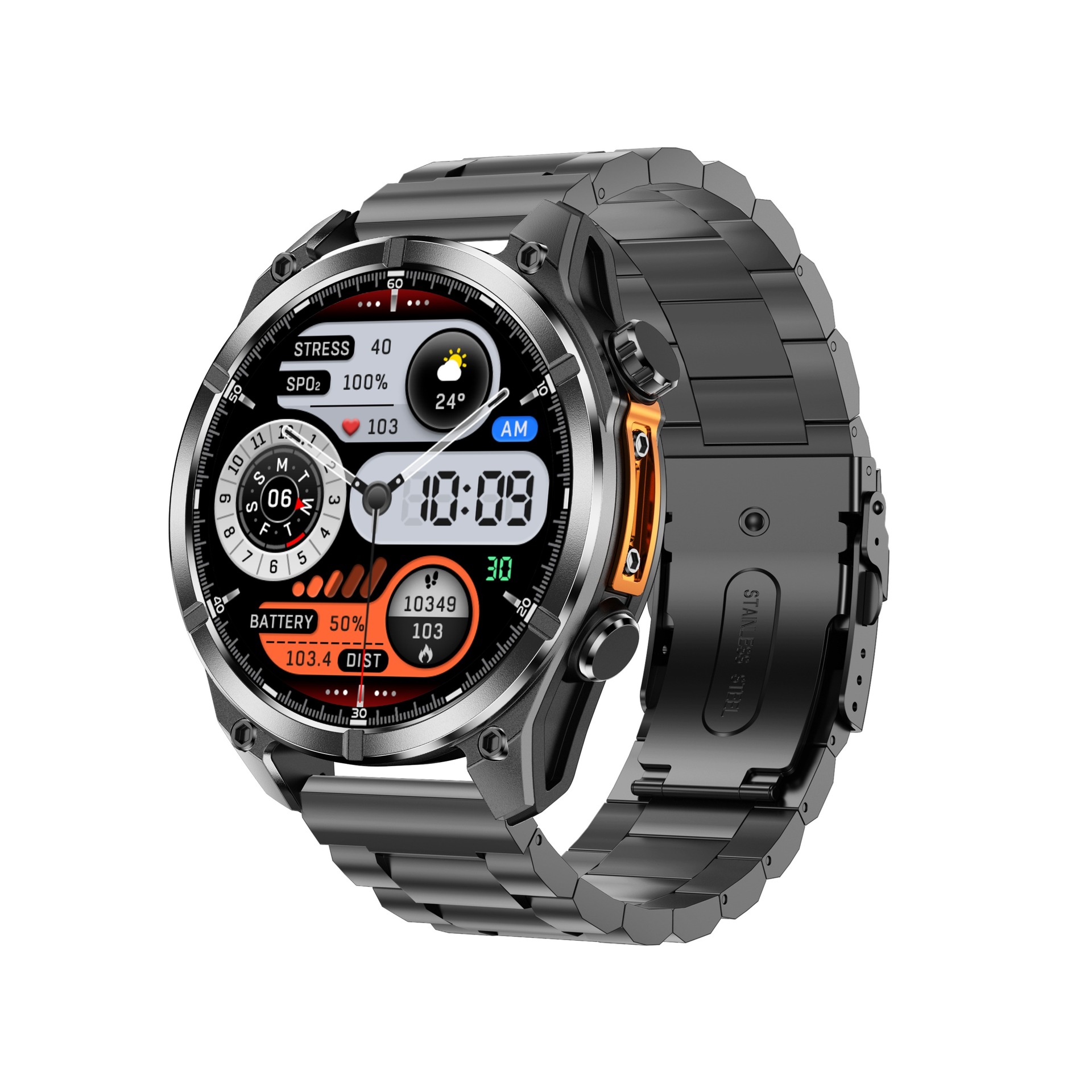 hd300pro offline map 4gb large memory application market 3atm waterproof amoled bluetooth smart watch Application Scenario