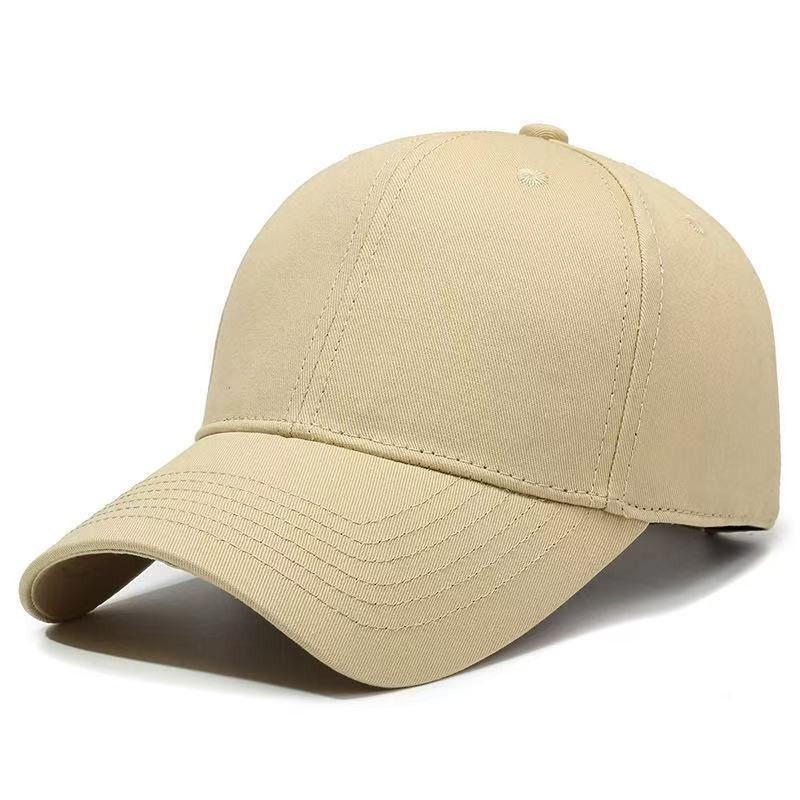 baseball hat can be customized logo pure cotton printing men and women embroidery high-end sunshade advertising light board duck tongue work cap Item Picture