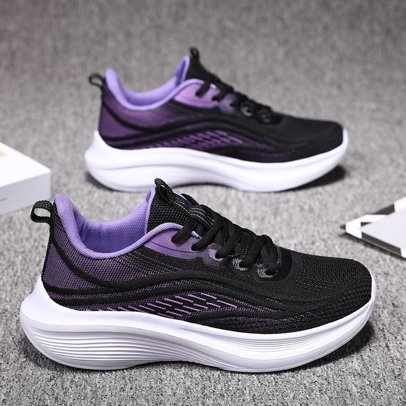 cross-border new arrival sneakers women's spring summer non-slip soft bottom and wear resistance mesh breathable casual shoes all-match ultra-light round toe Application Scenario