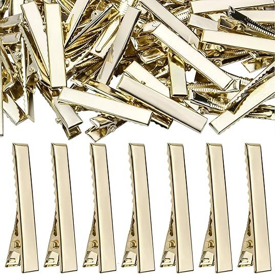 duckbill clip square clip diy hairpin material hair accessories hairpin simple frosted side clip sticky accessories wholesale Specification drawing